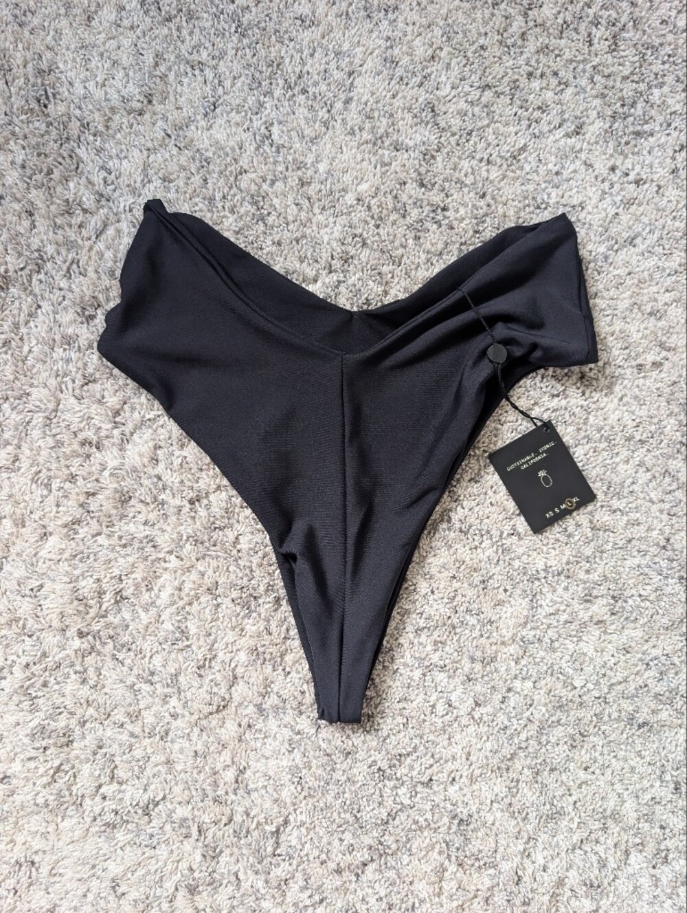 Skatie Black Bikini Bottom NWT - Picture 2 of 6